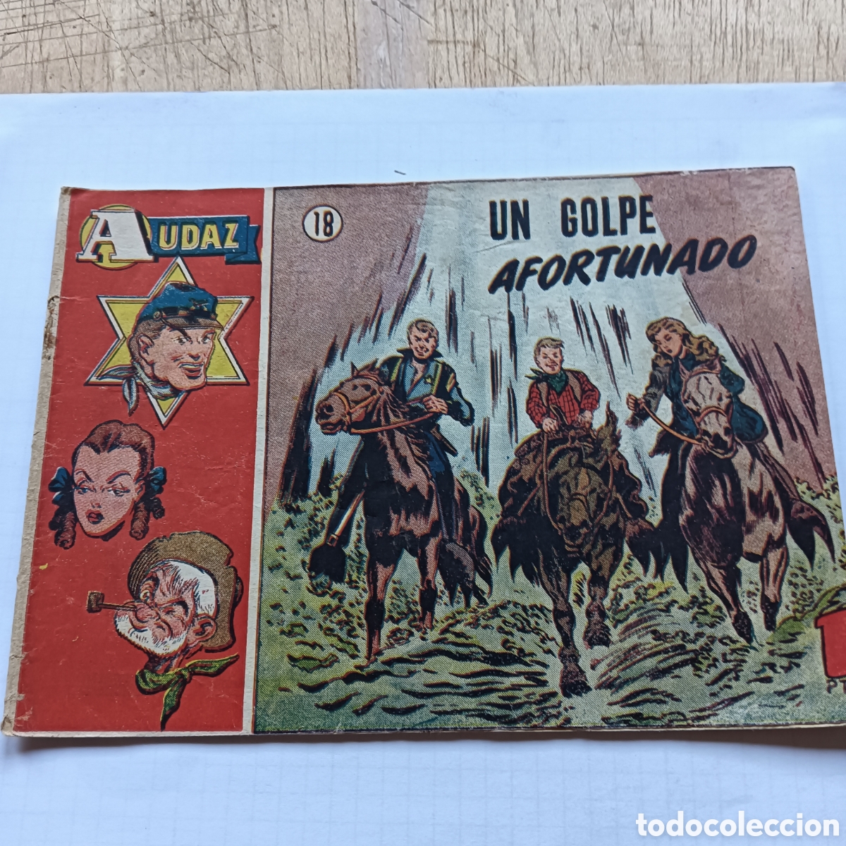 Tebeos: AUDAZ N&Uacute;M 18 HISPANO AM&Eacute;RICANA ORIGINAL