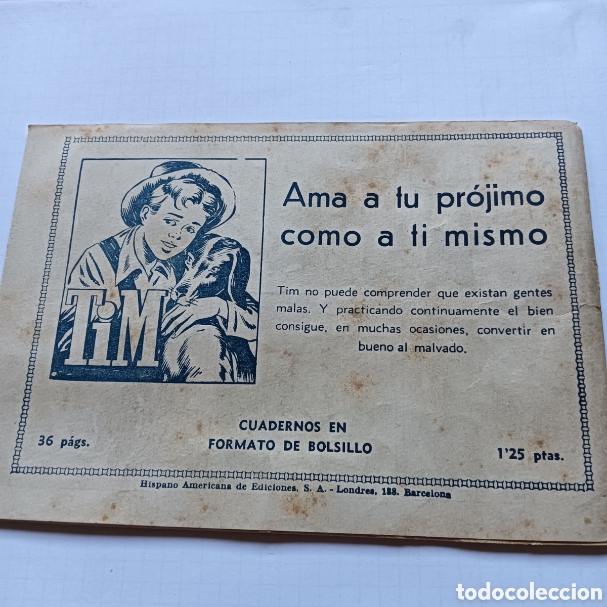 Tebeos: AUDAZ N&Uacute;M 19 HISPANO AM&Eacute;RICANA ORIGINAL - Foto 2