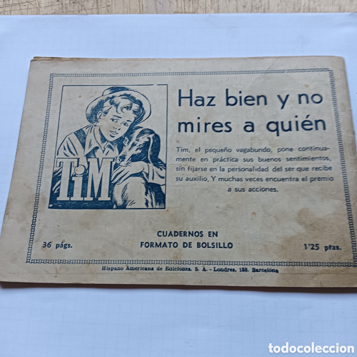 Tebeos: AUDAZ N&Uacute;M 20 HISPANO AM&Eacute;RICANA ORIGINAL - Foto 2