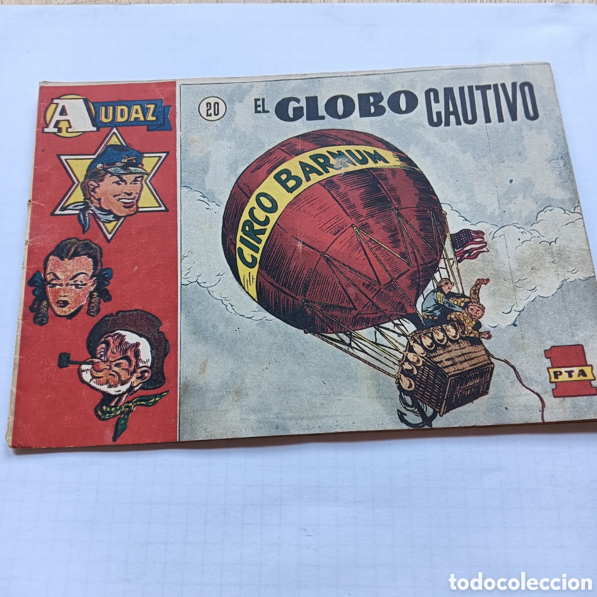 Tebeos: AUDAZ N&Uacute;M 20 HISPANO AM&Eacute;RICANA ORIGINAL