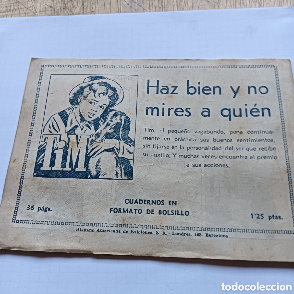 Tebeos: AUDAZ N&Uacute;M 22 HISPANO AM&Eacute;RICANA ORIGINAL - Foto 2