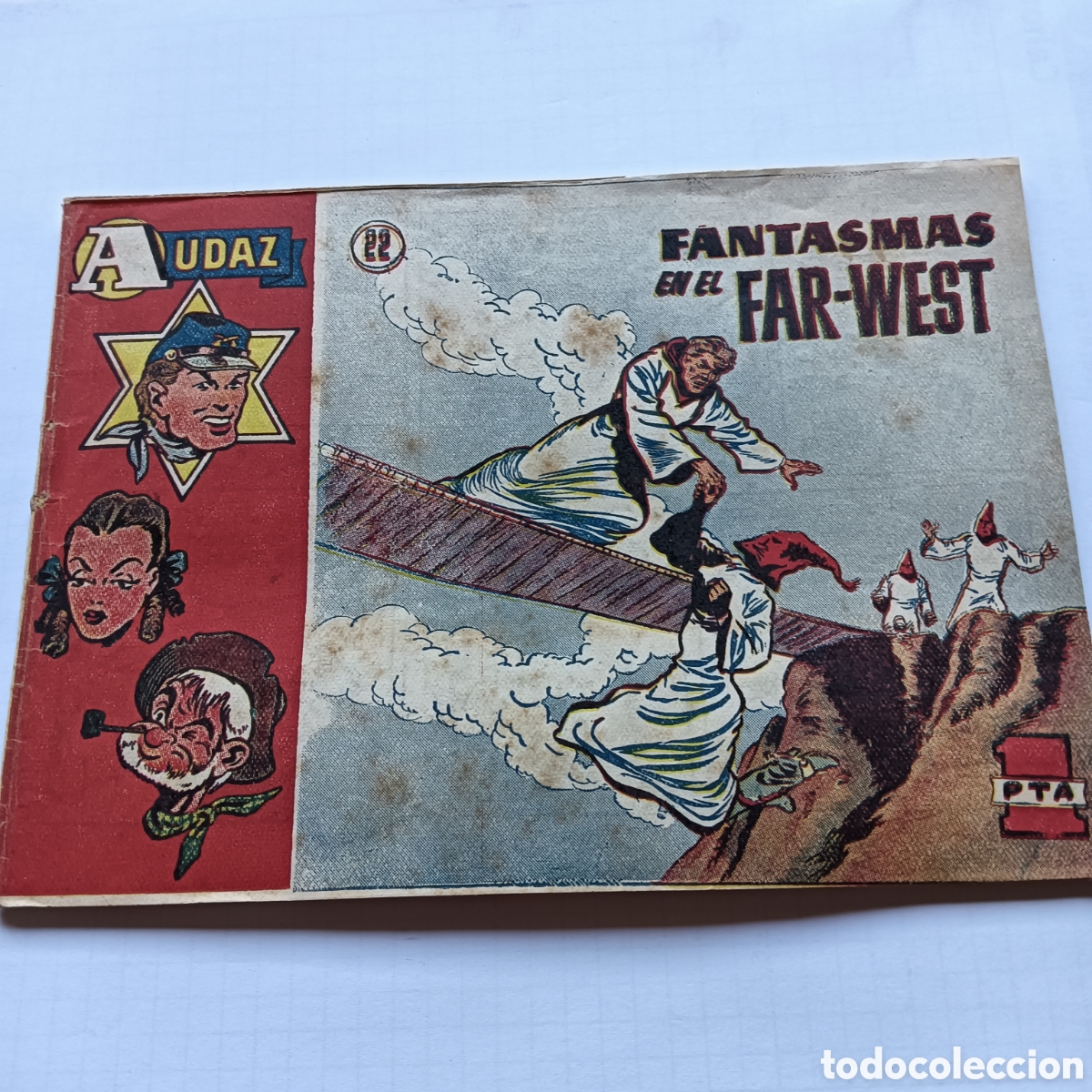 Tebeos: AUDAZ N&Uacute;M 22 HISPANO AM&Eacute;RICANA ORIGINAL
