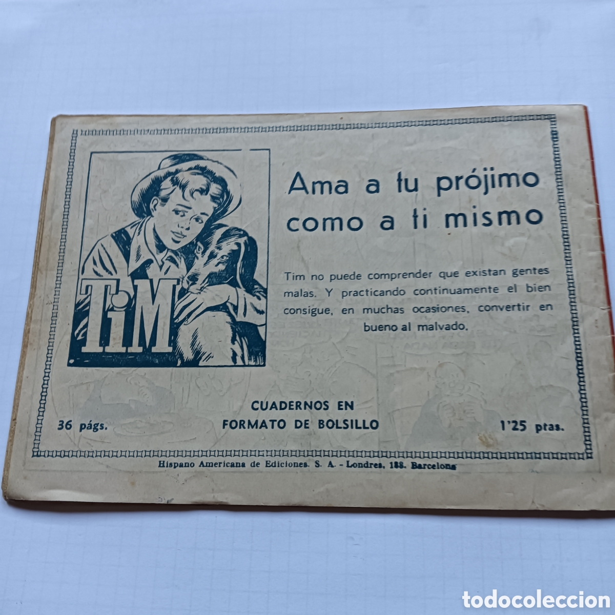 Tebeos: AUDAZ N&Uacute;M 25 HISPANO AM&Eacute;RICANA ORIGINAL - Foto 2