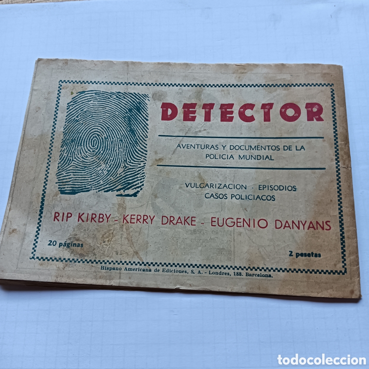 Tebeos: AUDAZ N&Uacute;M 51 HISPANO AM&Eacute;RICANA ORIGINAL - Foto 2