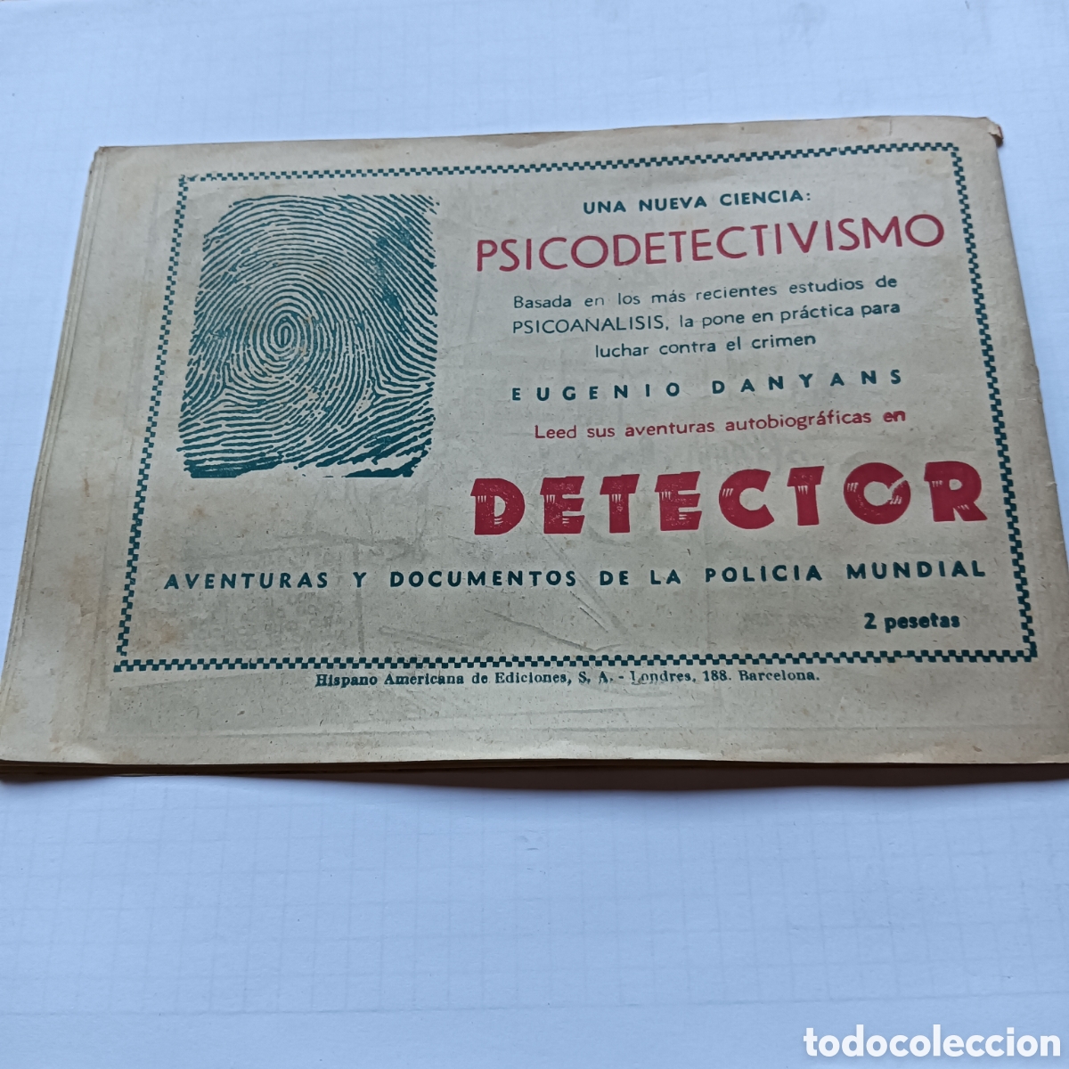 Tebeos: AUDAZ N&Uacute;M 52 HISPANO AM&Eacute;RICANA ORIGINAL - Foto 2