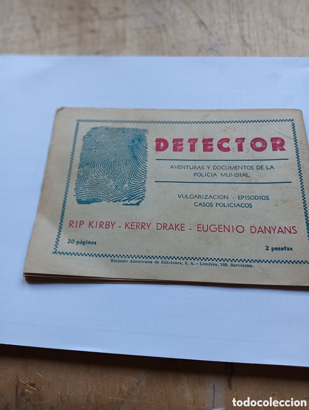 Tebeos: AUDAZ N&Uacute;M 53 HISPANO AM&Eacute;RICANA ORIGINAL - Foto 2