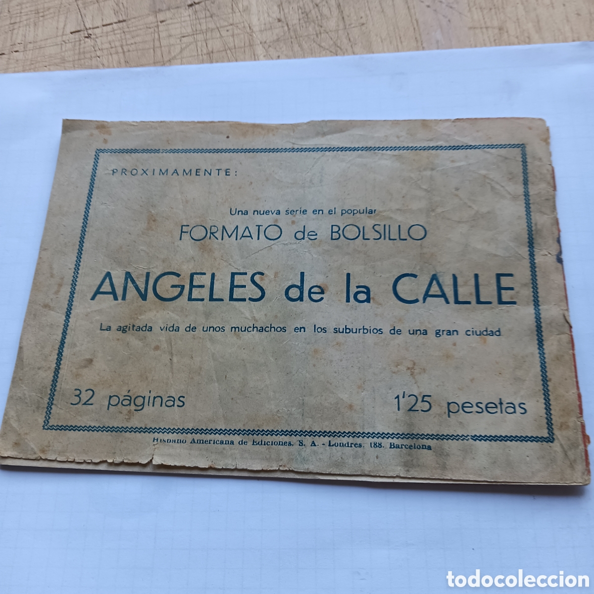 Tebeos: AUDAZ N&Uacute;M 8 HISPANO AM&Eacute;RICANA ORIGINAL - Foto 2