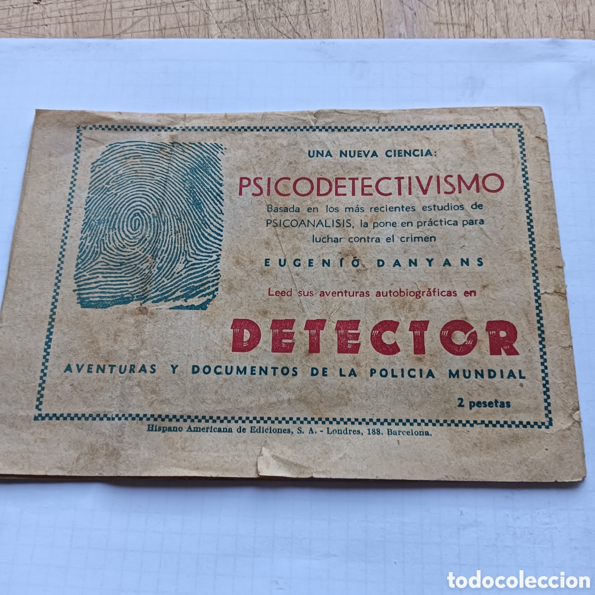 Tebeos: AUDAZ N&Uacute;M 54 HISPANO AM&Eacute;RICANA ORIGINAL - Foto 2