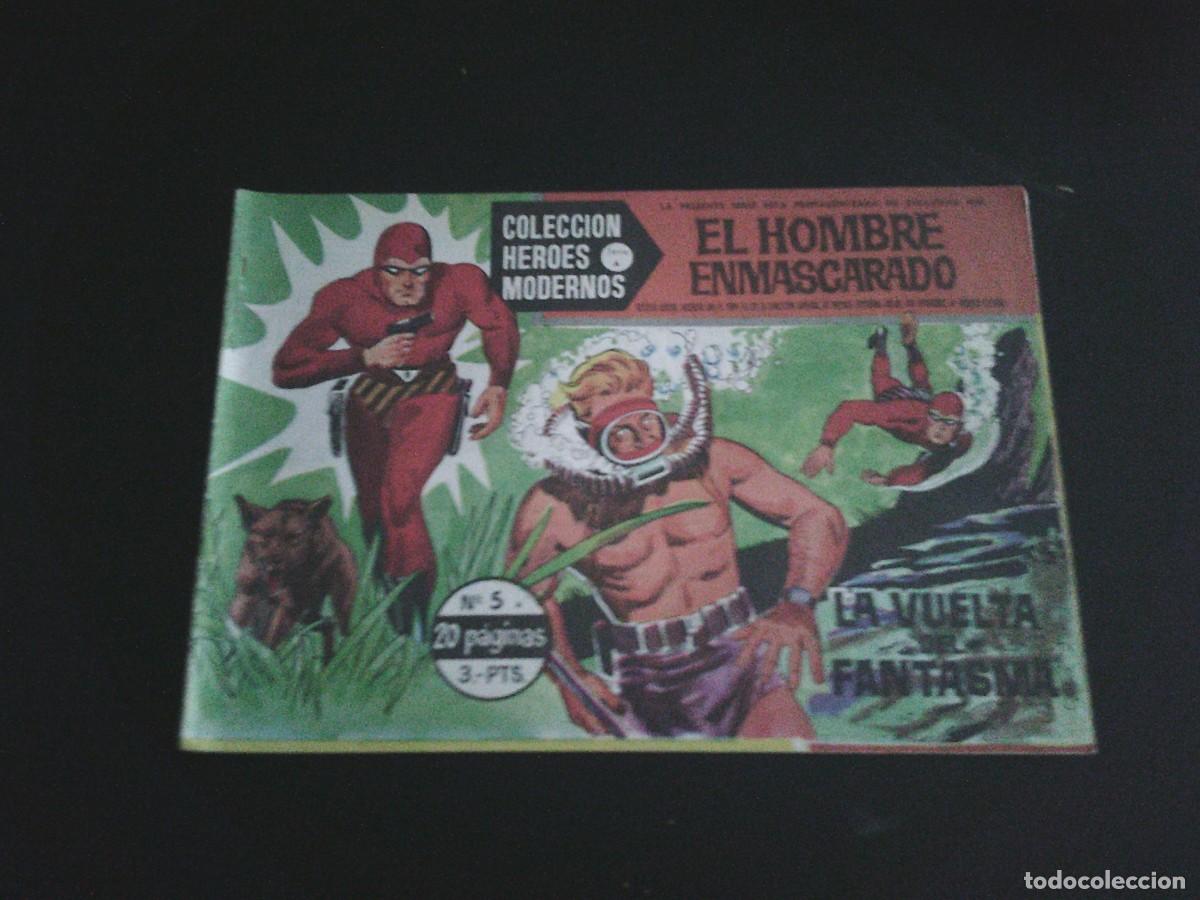 Tebeos: COLECCION HEROES MODERNOS - SERIE A - EL HOMBRE ENMASCARADO - NUMERO 5 - HISPANOAMERICANA - - CJ 253