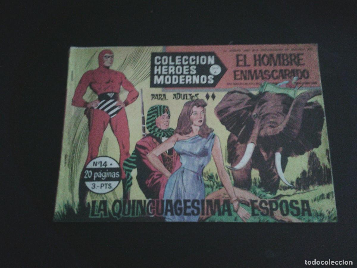 Tebeos: COLECCION HEROES MODERNOS - SERIE A - EL HOMBRE ENMASCARADO - NUMERO 14- HISPANOAMERICANA - - CJ 253