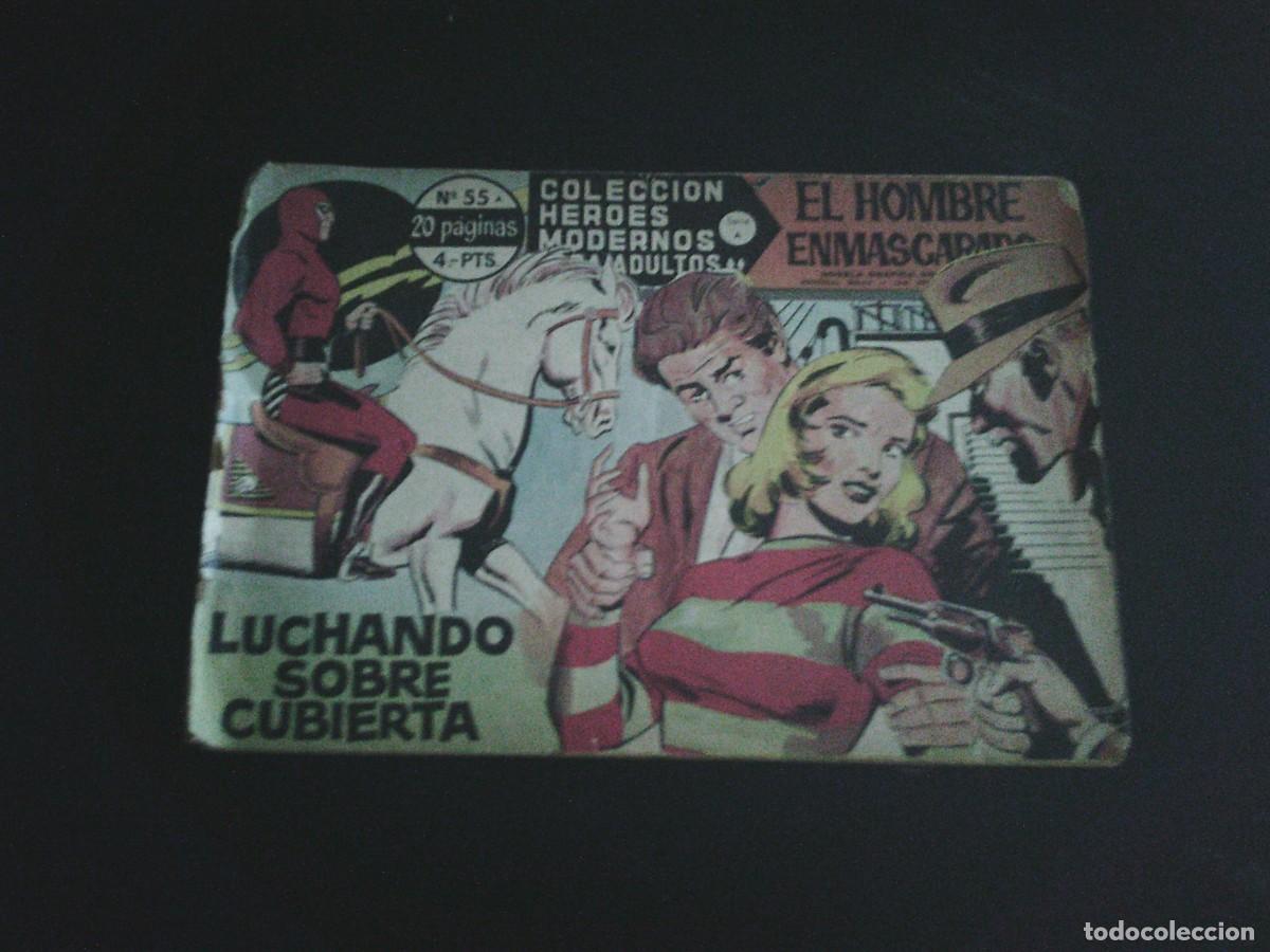 Tebeos: COLECCION HEROES MODERNOS - SERIE A - EL HOMBRE ENMASCARADO - N&ordm; 55- HISPANOAMERICANA - - CJ 253