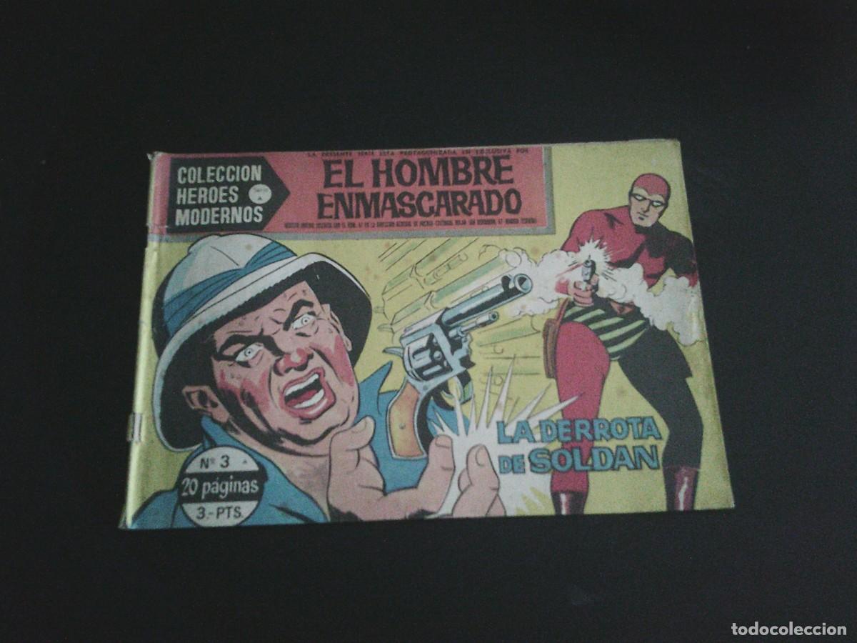 Tebeos: COLECCION HEROES MODERNOS - SERIE A - EL HOMBRE ENMASCARADO - N&ordm; 3 - HISPANOAMERICANA - - CJ 253
