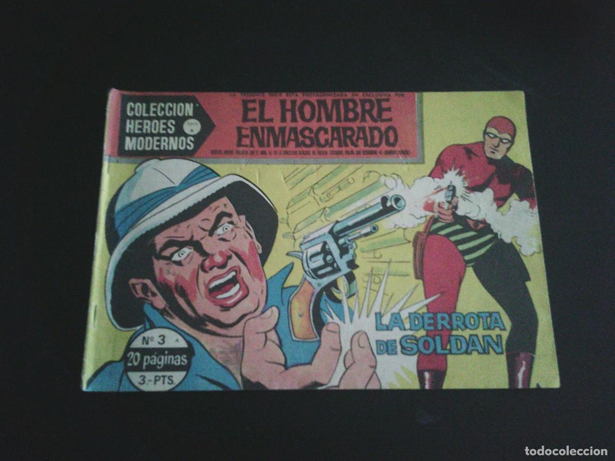 Tebeos: COLECCION HEROES MODERNOS - SERIE A - EL HOMBRE ENMASCARADO - N&ordm; 3 - HISPANOAMERICANA - - CJ 253