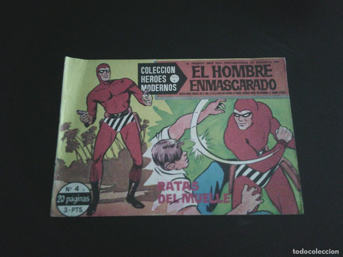 Tebeos: COLECCION HEROES MODERNOS - SERIE A - EL HOMBRE ENMASCARADO - N&ordm; 4 - HISPANOAMERICANA - - CJ 253
