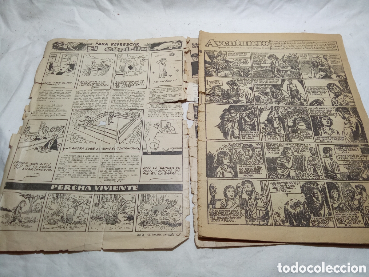 Tebeos: AVENTURERO N&deg;15, SOMBRAS BLANCAS ORIGINAL - Foto 2