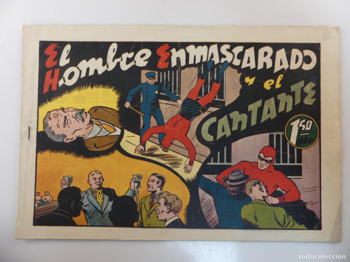 Tebeos: EL HOMBRE ENMASCARADO Y EL CANTANTE -- REF: 179