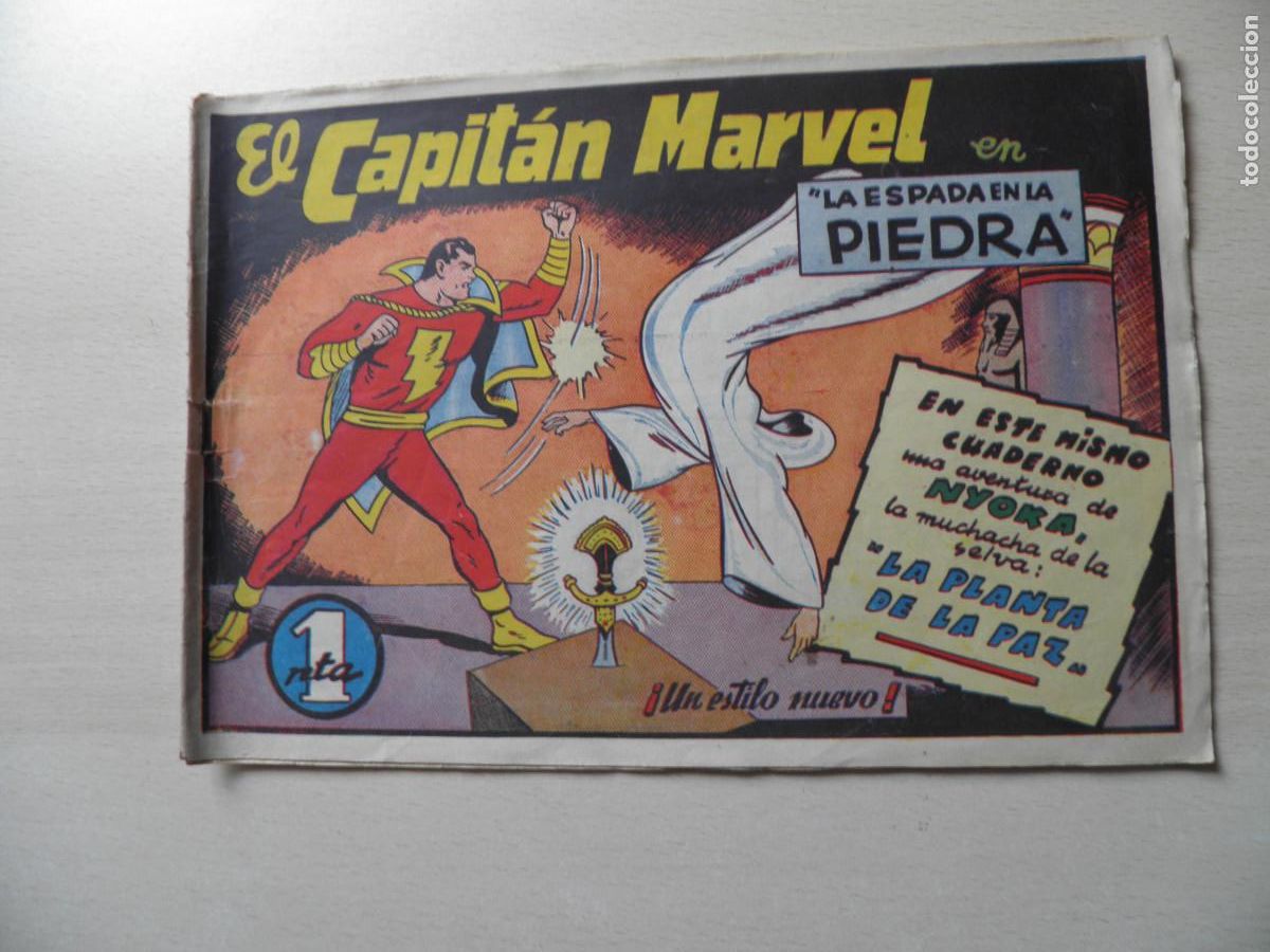 Tebeos: dos tebeos de el capitan marvel.