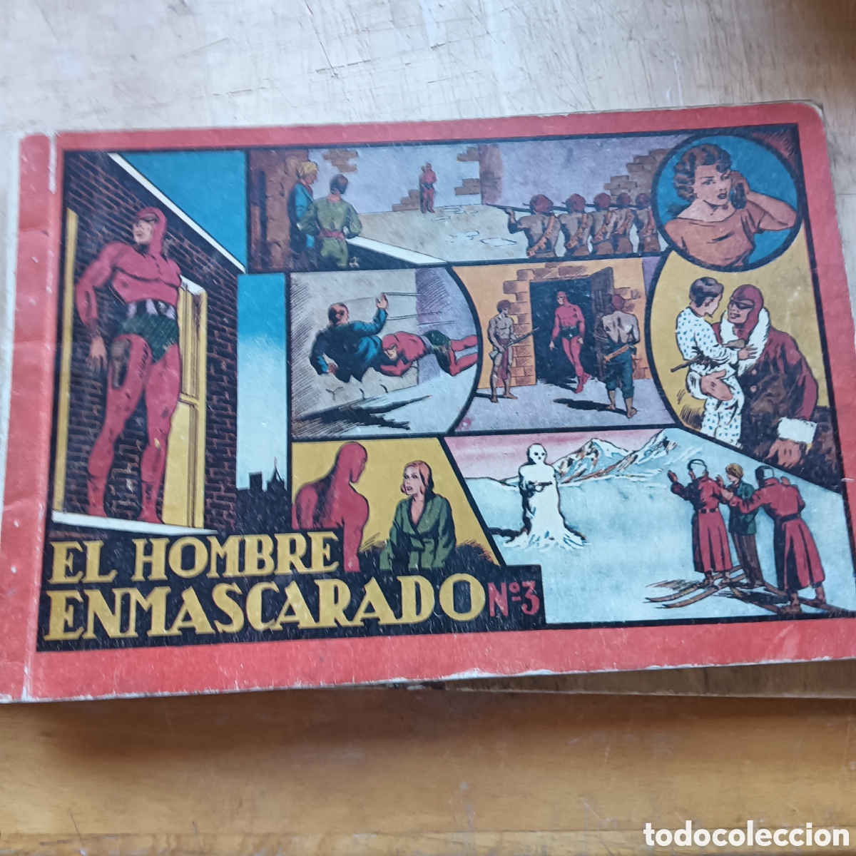 Tebeos: ALBUM ROJO NUM3 EL HOMBRE ENMASCARADO Hispano Am&eacute;ricana