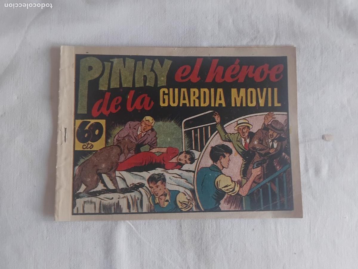 Tebeos: PINKY EL HEROE DE LA GUARDIA MOVIL N&ordm; 5. HISPANO AMERICANA DE EDICIONES. ORIGINAL.