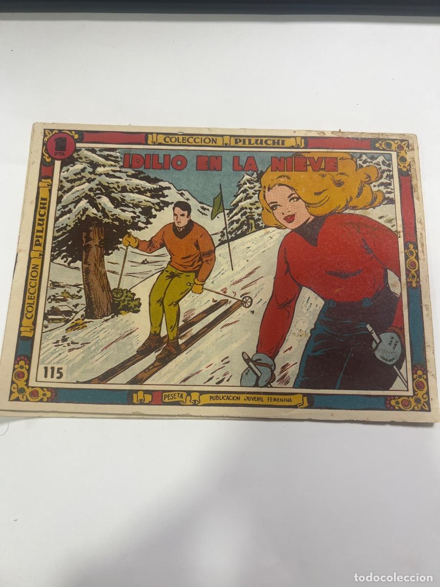 Tebeos: IDILIO EN LA NIEVE. COLECCI&Oacute;N PILUCHI. PUBLICACI&Oacute;N JUVENIL FEMENINA. EDICIONES HISPANO AMERICANA