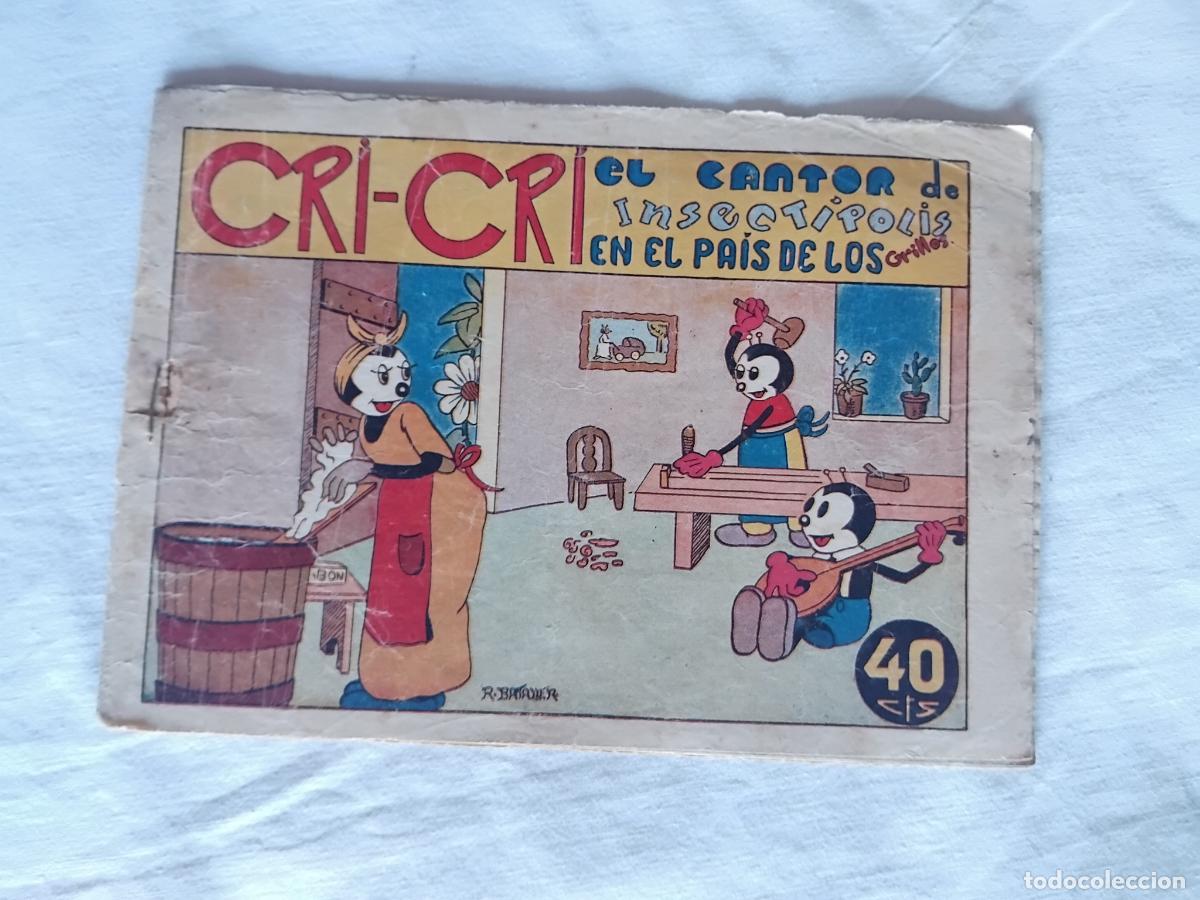 Tebeos: CRI-CRI N&ordm; 1. EL CANTOR DE INSECTIPOLIS EN EL PAIS DE LOS GRILLOS. HISPANO AMERICANA DE EDICIONES