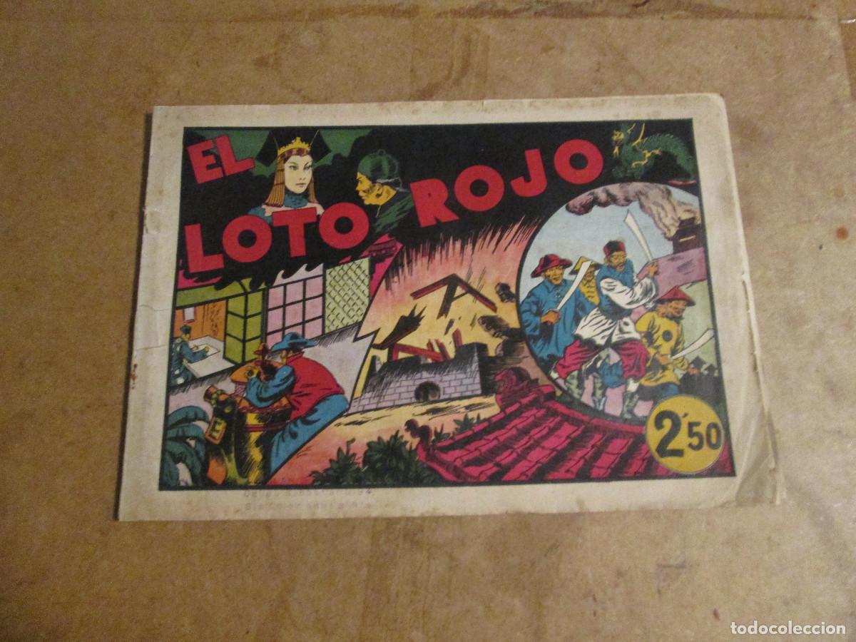 Tebeos: grandes aventuras n&ordm; 4 de 12, el loto rojo, original hispano americana 1942,