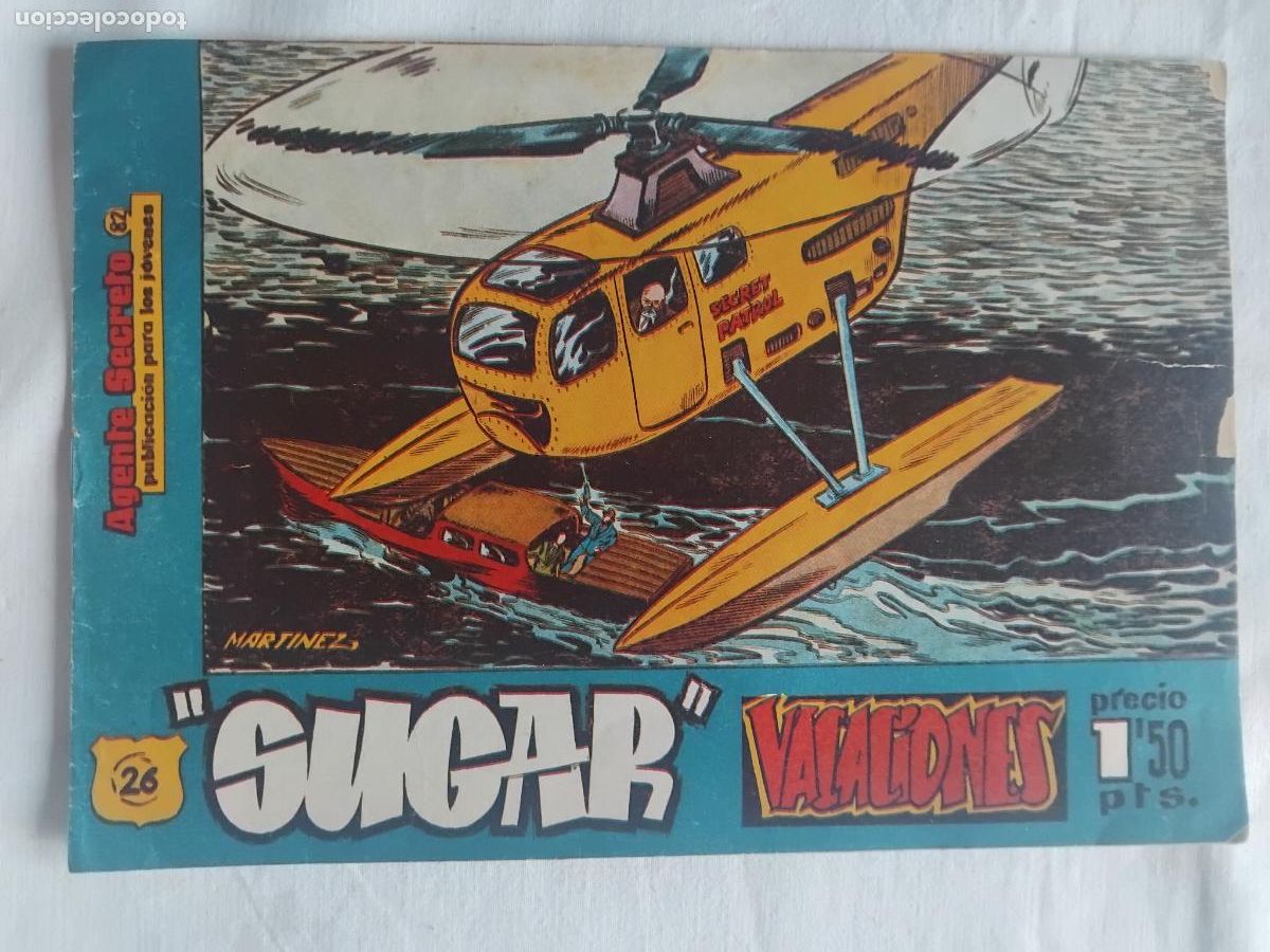 Tebeos: AGENTE SECRETO SUGAR N&ordm; 26. HISPANO AMERICANA DE EDICIONES.