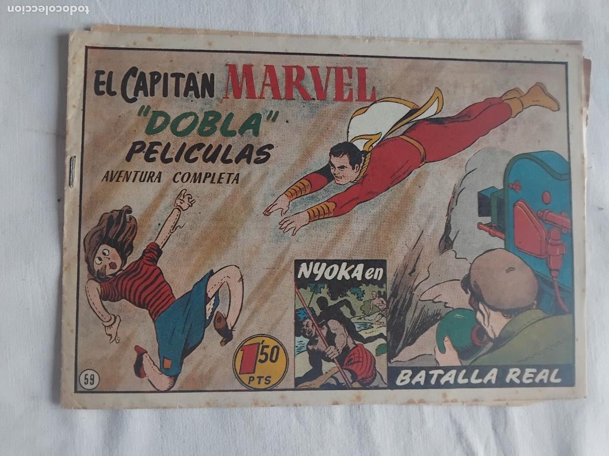 Tebeos: EL CAPITAN MARVEL N&ordm; 59. HISPANO AMERICANA DE EDICIONES. ORIGINAL.