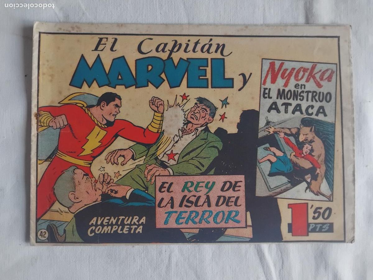 Tebeos: EL CAPITAN MARVEL N&ordm; 42. HISPANO AMERICANA DE EDICIONES. ORIGINAL.