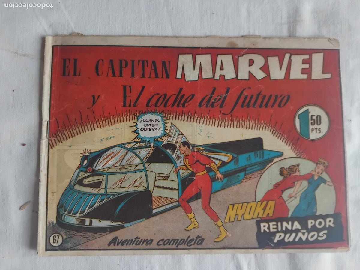 Tebeos: EL CAPITAN MARVEL N&ordm; 67 HISPANO AMERICANA DE EDICIONES. ORIGINAL.