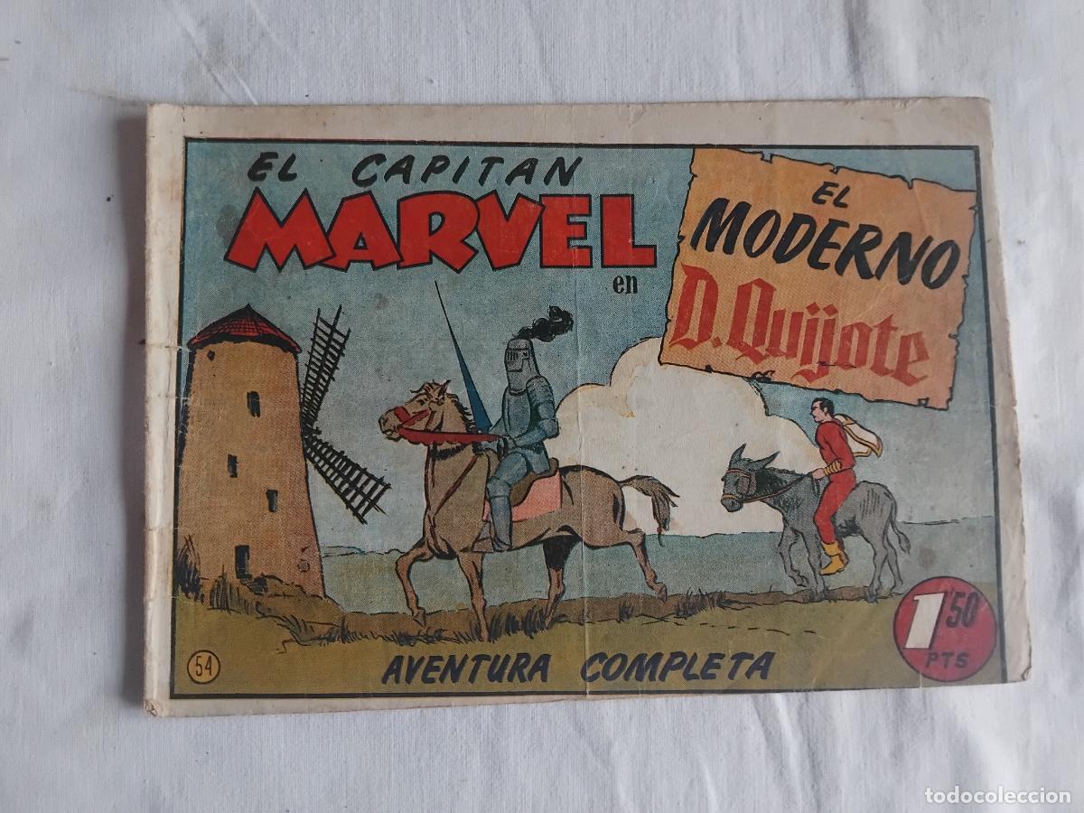 Tebeos: EL CAPITAN MARVEL N&ordm; 54 EL MODERNO DON QUIJOTE. HISPANO AMERICANA DE EDICIONES. ORIGINAL.