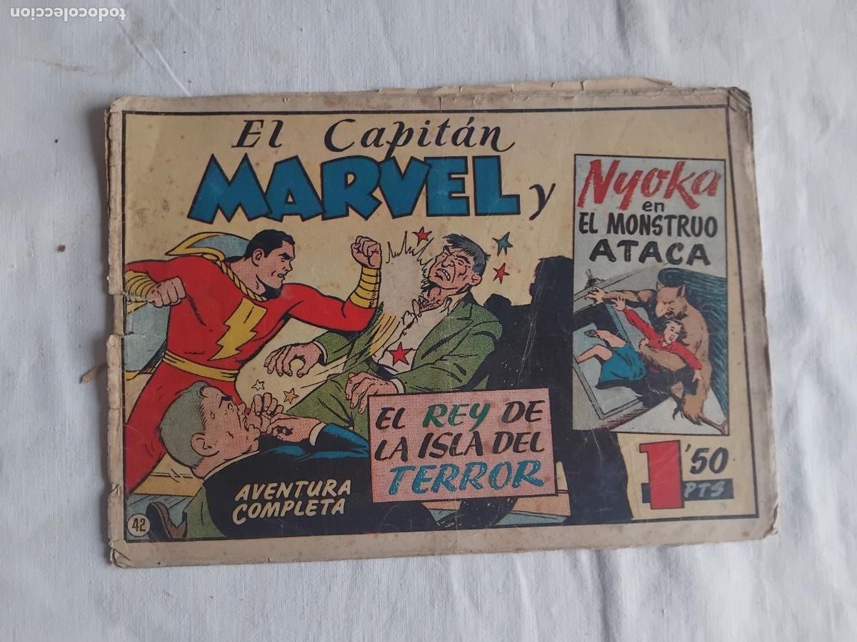 Tebeos: EL CAPITAN MARVEL N&ordm; 42. HISPANO AMERICANA DE EDICIONES. ORIGINAL.