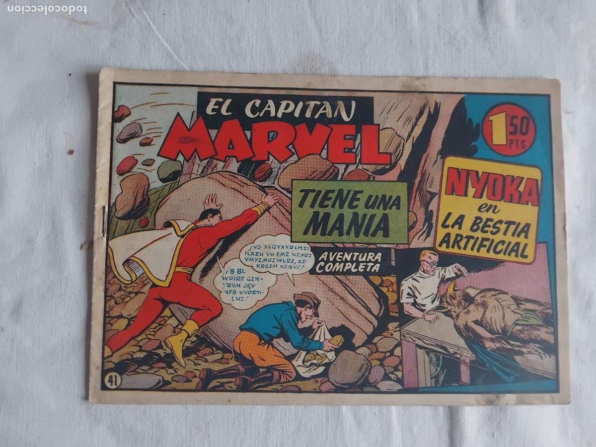 Tebeos: EL CAPITAN MARVEL N&ordm; 41. HISPANO AMERICANA DE EDICIONES. ORIGINAL.