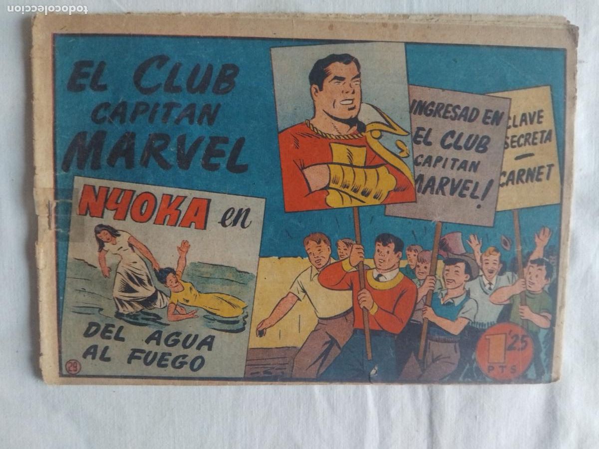Tebeos: EL CAPITAN MARVEL N&ordm; 29. HISPANO AMERICANA DE EDICIONES. ORIGINAL.