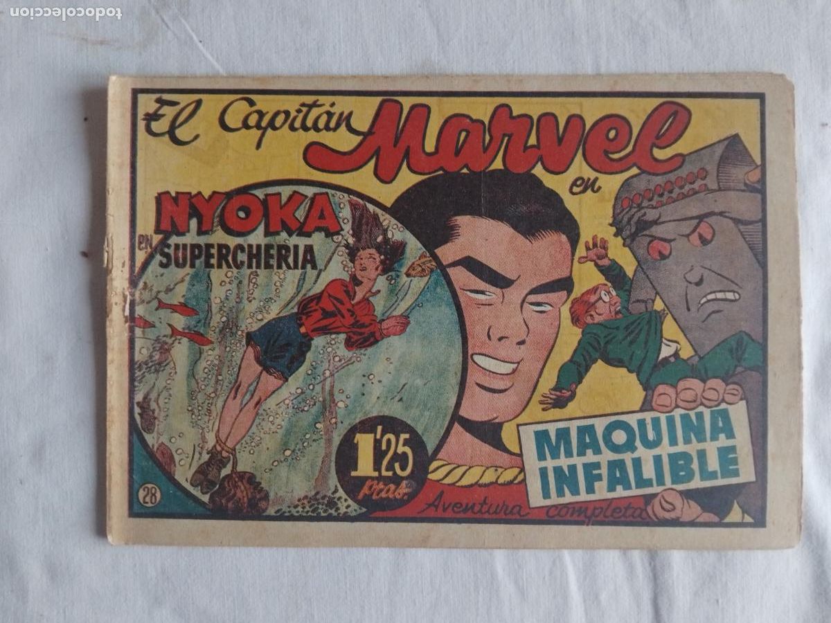 Tebeos: EL CAPITAN MARVEL N&ordm; 28. HISPANO AMERICANA DE EDICIONES. ORIGINAL. - Foto 1