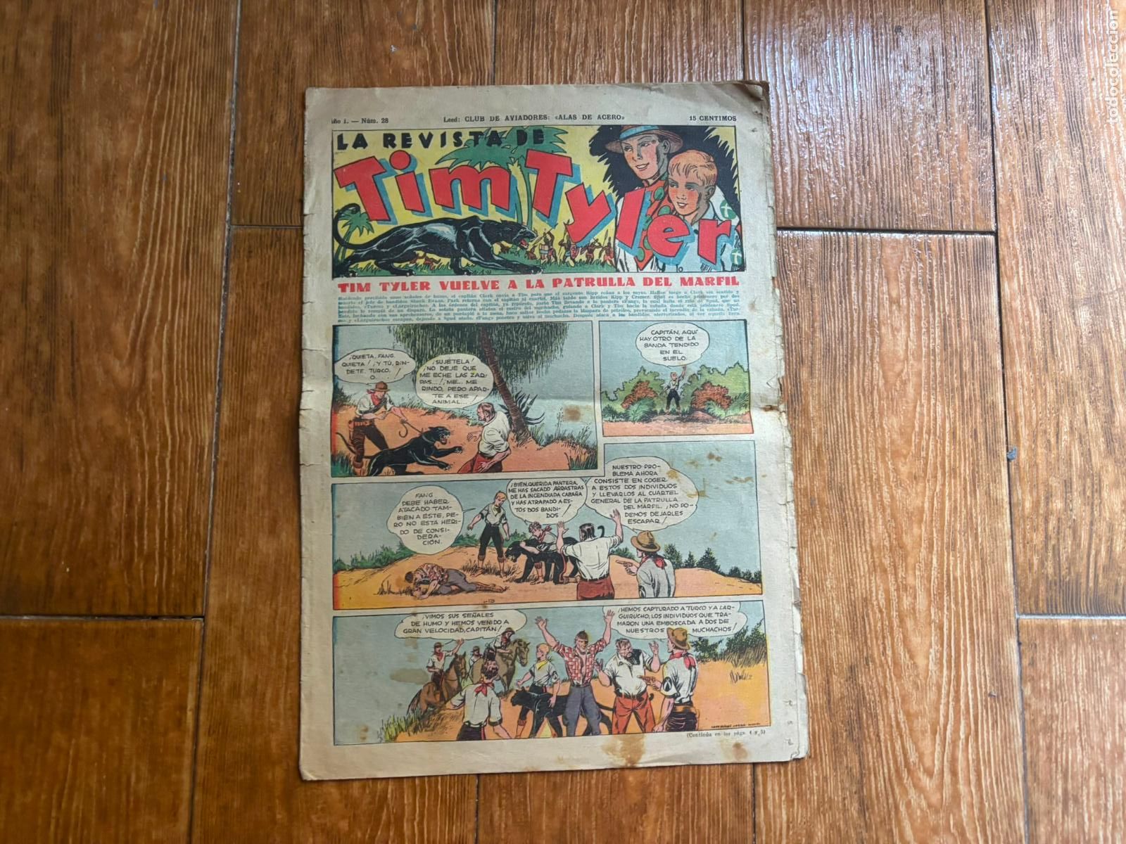 Tebeos: TIM TYLER N&ordm; 28 EDITORIAL HISPANO AMERICANA