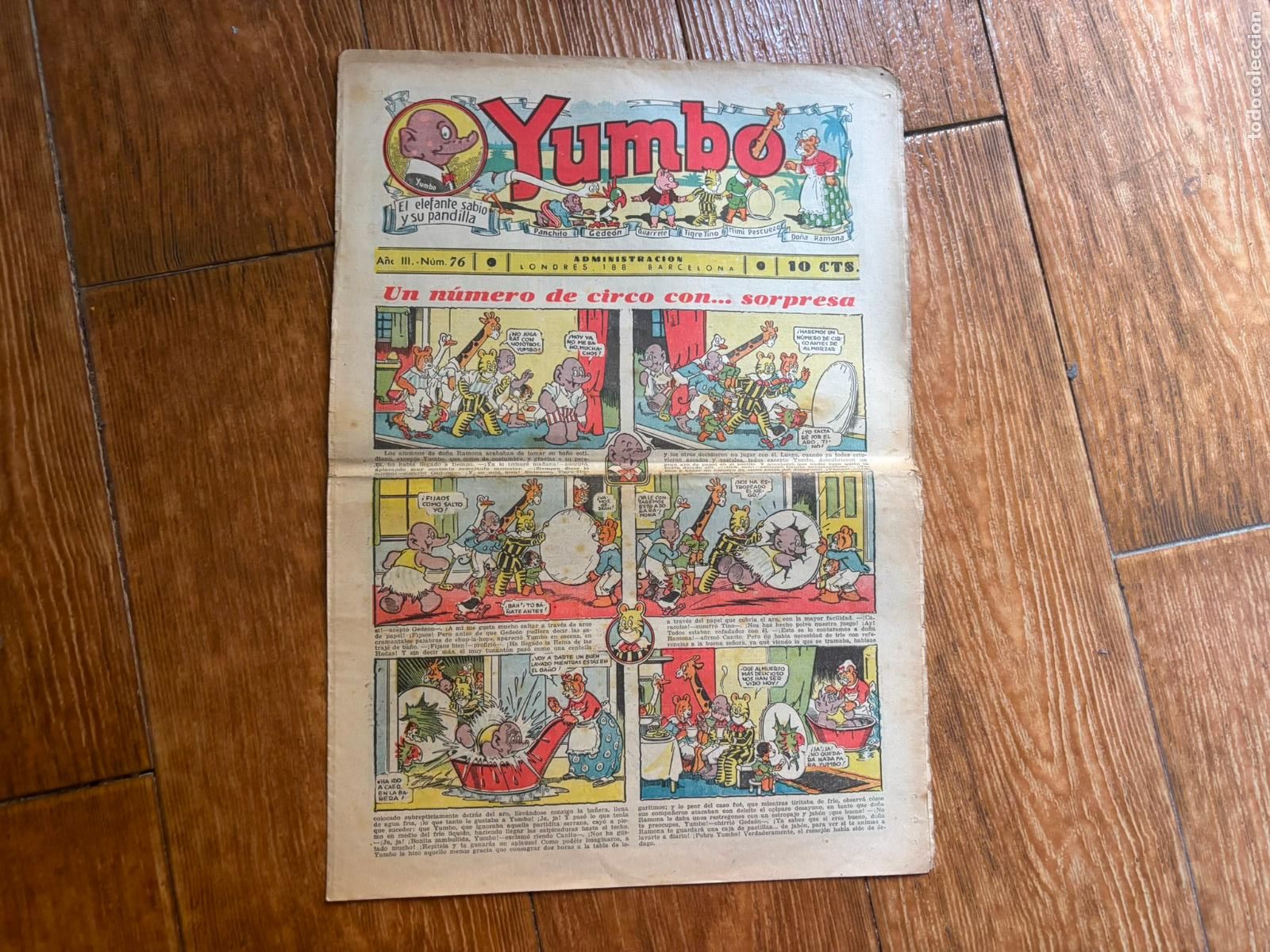 Tebeos: YUMBO N&ordm; 76 EDITORIAL CLIPER ORIGINAL