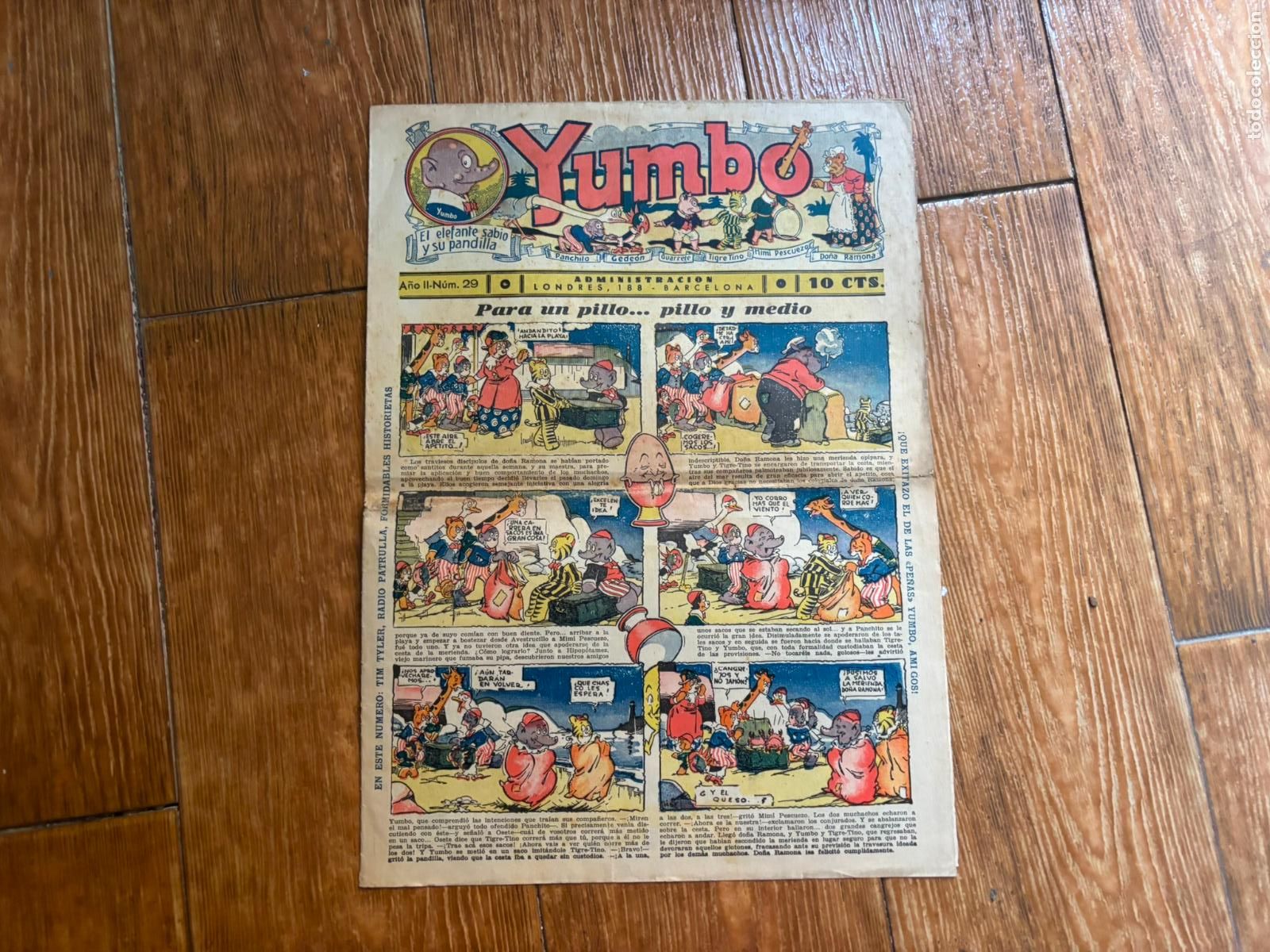 Tebeos: YUMBO N&ordm; 29 EDITORIAL CLIPER ORIGINAL
