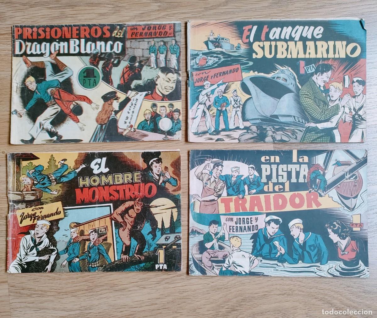 Tebeos: COMIC JORGE Y FERNANDO - ORIGINAL A&Ntilde;OS 40 - ED. HISPANOAMERICANA