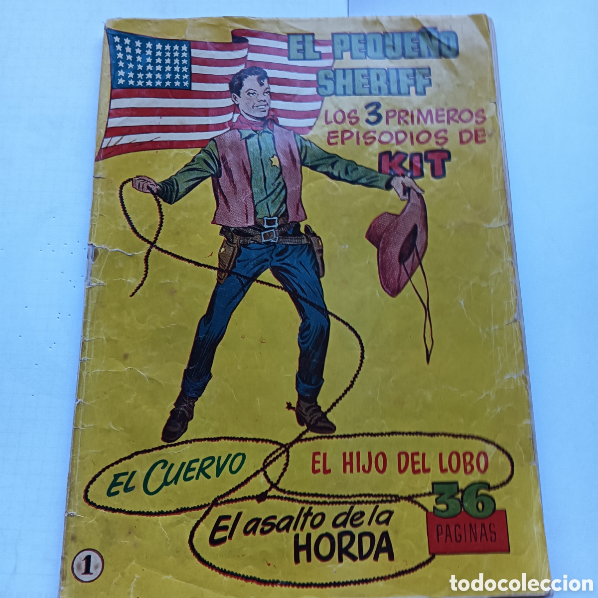 Tebeos: EL PEQUE&Ntilde;O SHERIFF N&Uacute;M 1 ORIGINAL HISPANO AM&Eacute;RICANA