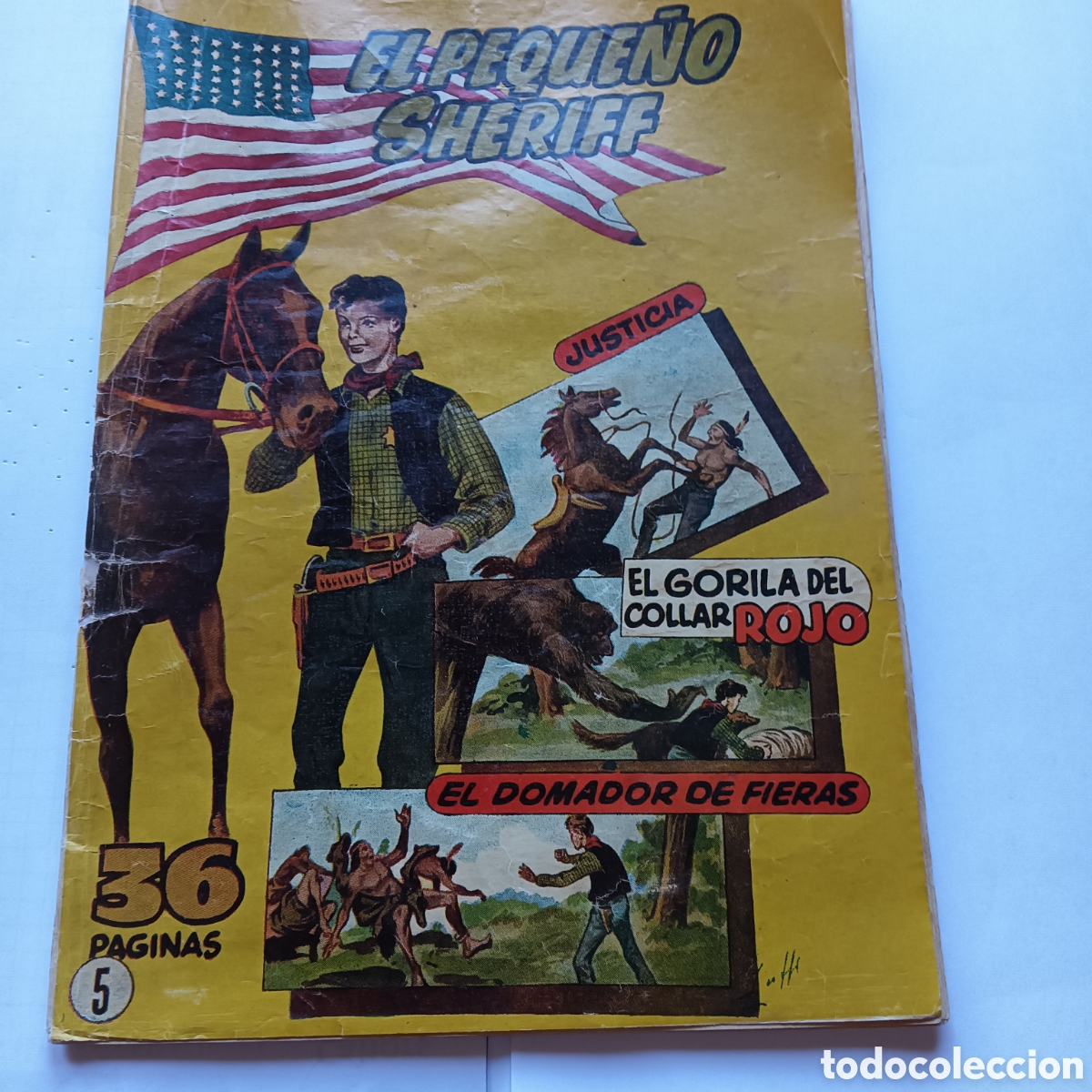 Tebeos: EL PEQUE&Ntilde;O SHERIFF N&Uacute;M 5 ORIGINAL HISPANO AM&Eacute;RICANA