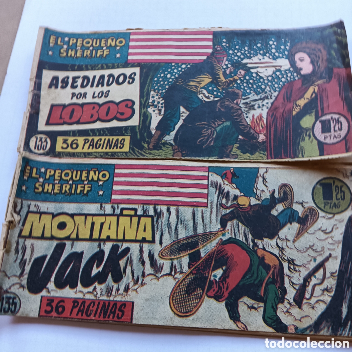 Tebeos: EL PEQUE&Ntilde;O SHERIFF N&Uacute;M 133-135 ORIGINAL HISPANO AM&Eacute;RICANA