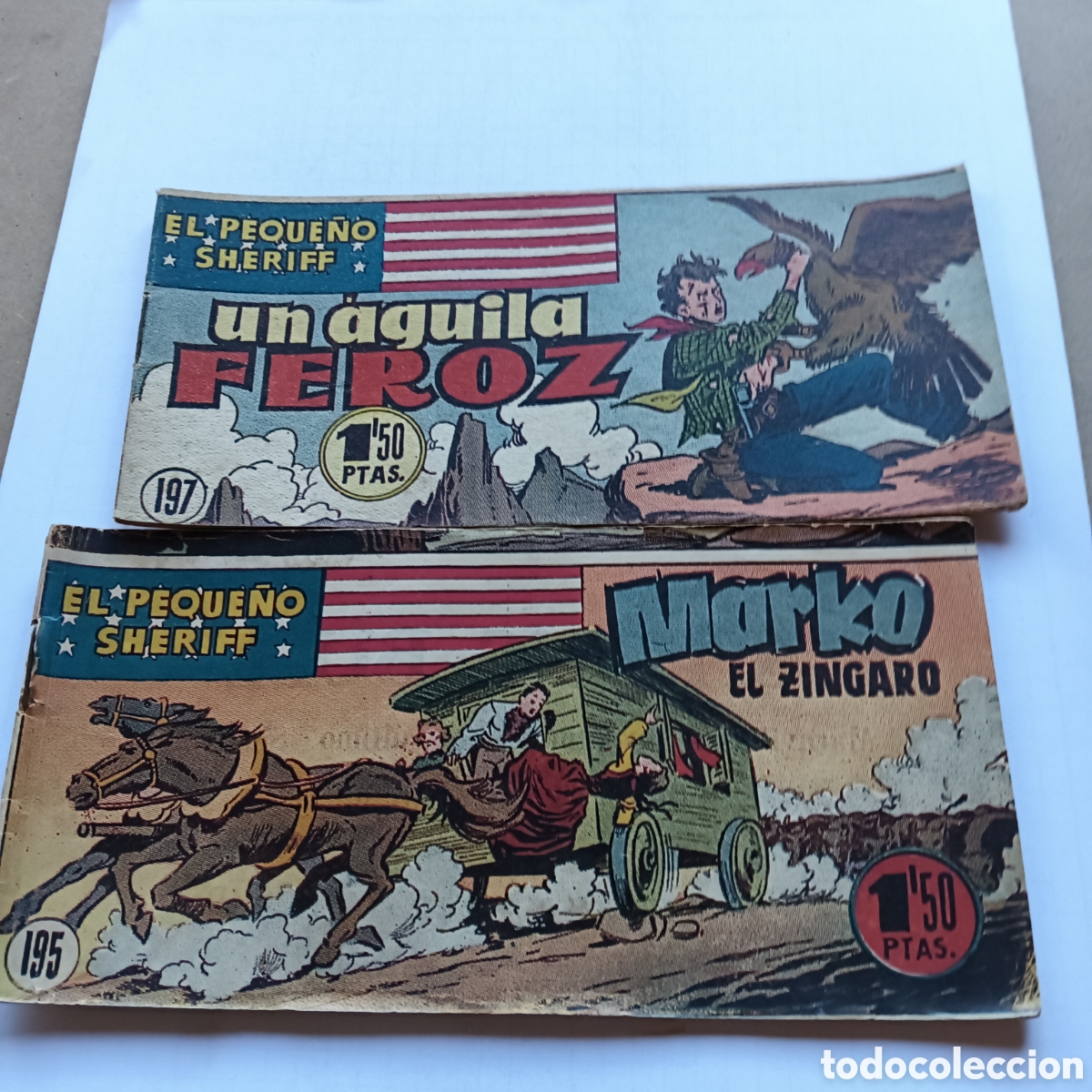 Tebeos: EL PEQUE&Ntilde;O SHERIFF N&Uacute;M 195-197 ORIGINALES HISPANO AM&Eacute;RICANA