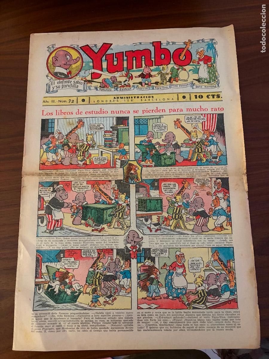 Tebeos: YUMBO N&ordm; 72 , HISPANO AMERICANA EDICIONES