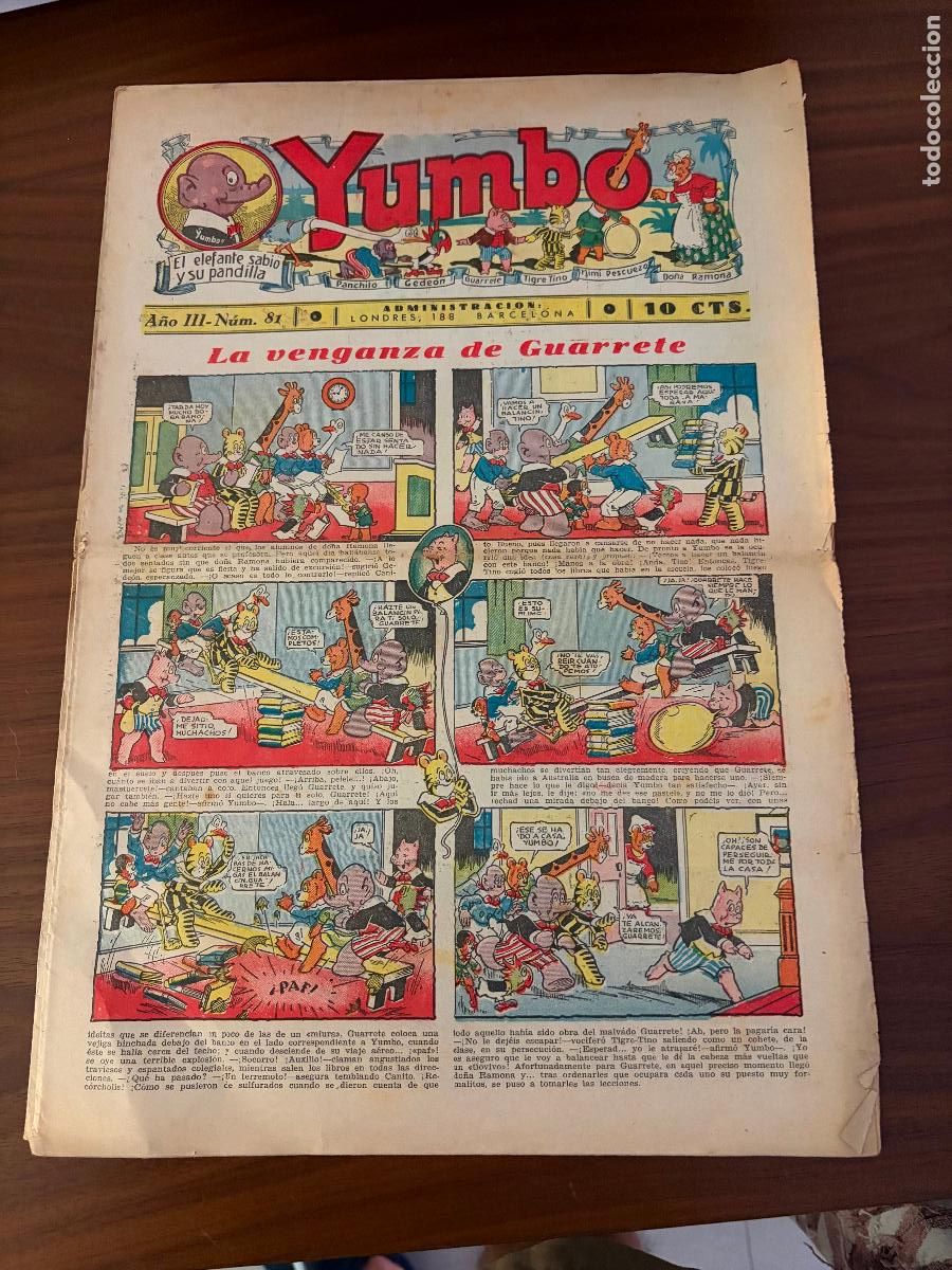 Tebeos: YUMBO N&ordm; 81 , HISPANO AMERICANA EDICIONES - Foto 1