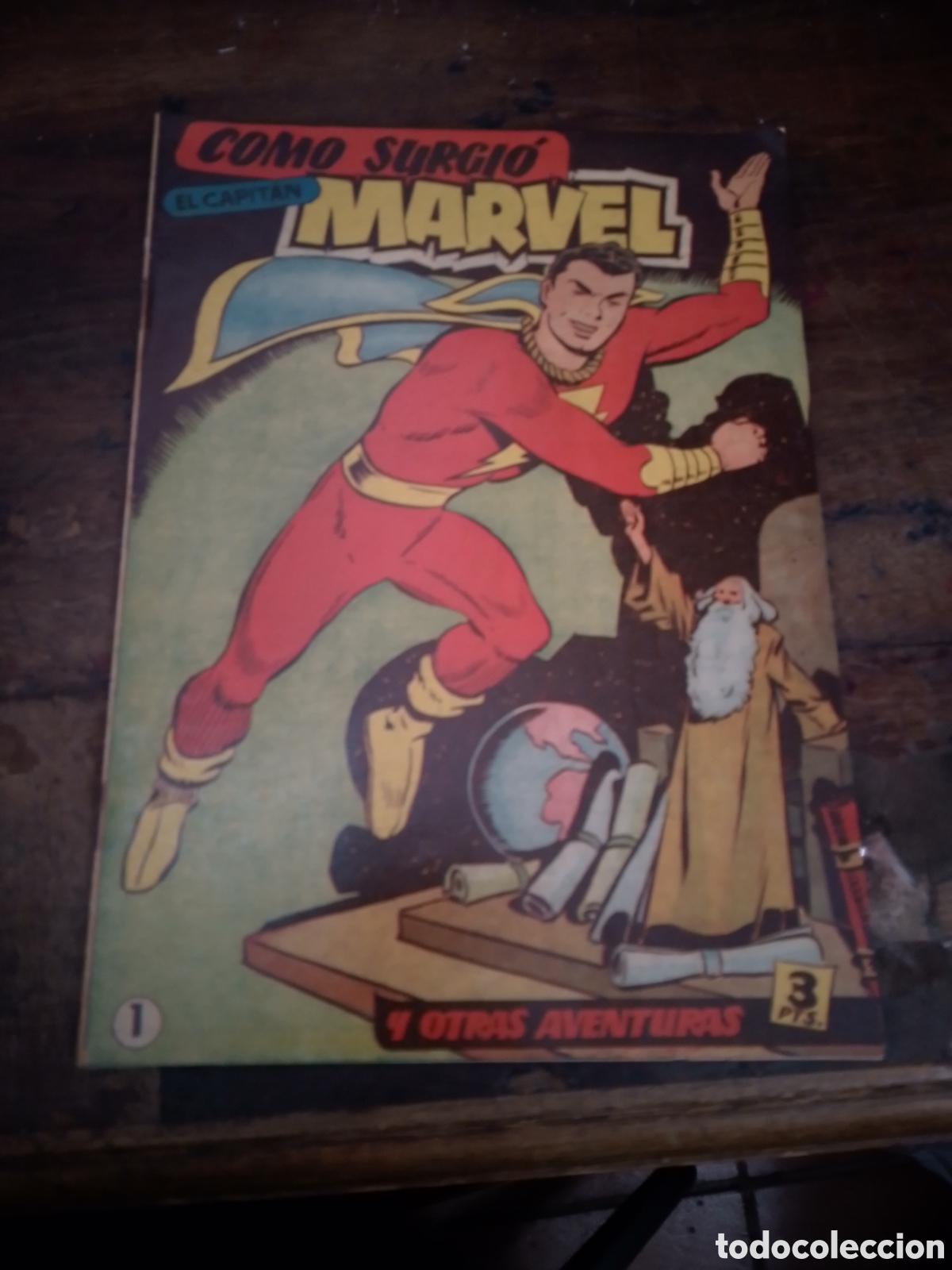 Tebeos: COMO SURGI&Oacute; EL CAPITAN MARVEL Y OTRAS AVENTURAS. N&ordm; 1 - 2. HISPANO AMERICANA. BARCELONA, 1960,
