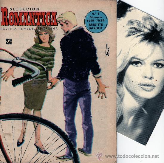 BDs: romantica n&ordm; 8 con foto-ficha de brigitte bardot
