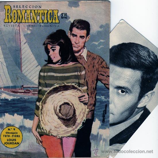 Tebeos: romantica n&ordm; 9, con foto-ficha de louis jourdan