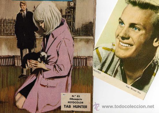 Tebeos: romantica n&ordm; 85 con foto-ficha de tab hunter