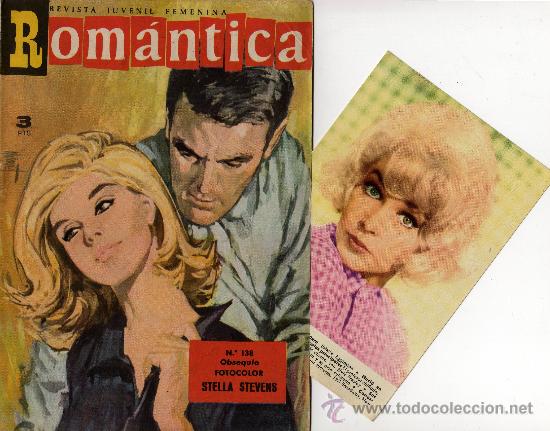 Tebeos: romantica n&ordm; 138 con fotocolor-ficha de stella stevens